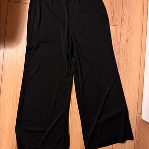 Black Wide-Leg Pants